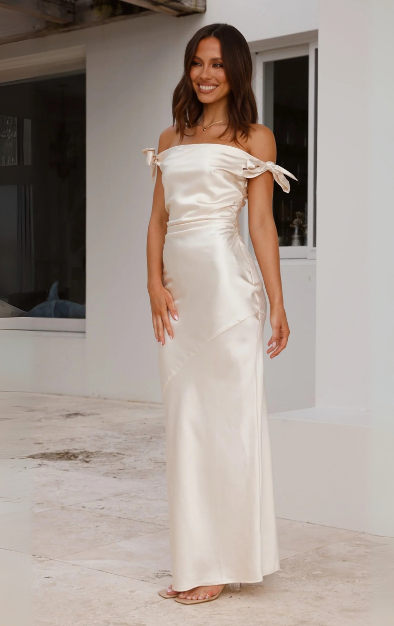 Frida Maxi Dress - Ivory