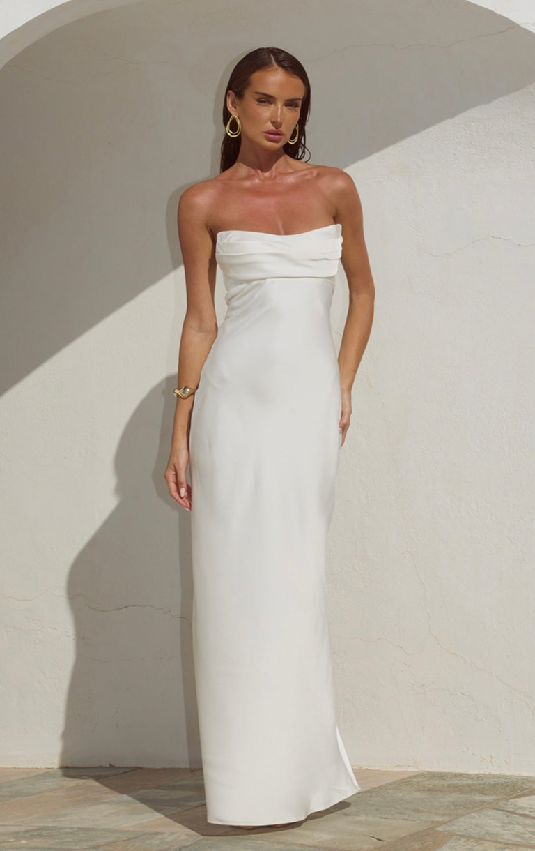 Madeleine Maxi Dress - Pearl