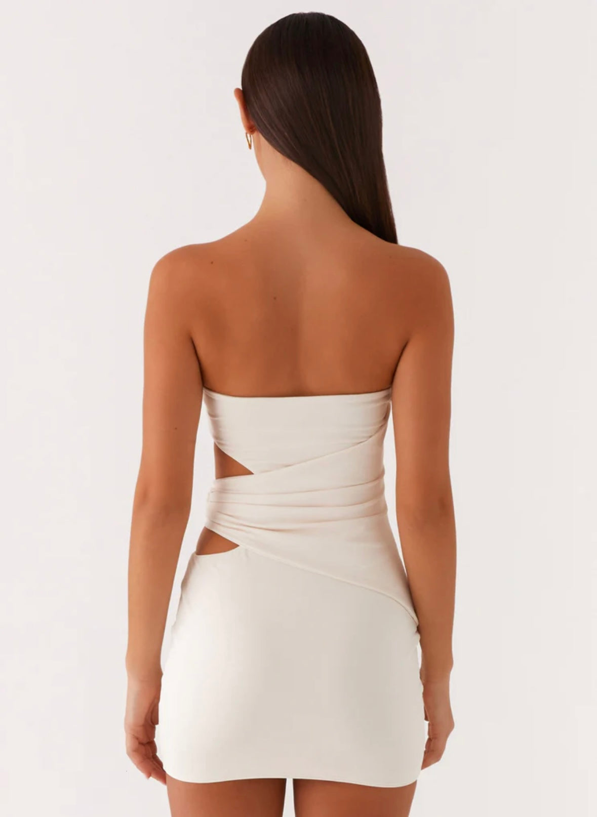 Shell Mini Dress - Ivory