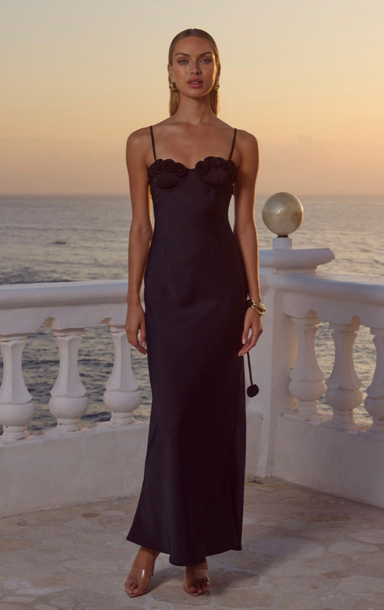 Lavena Maxi Dress - Black