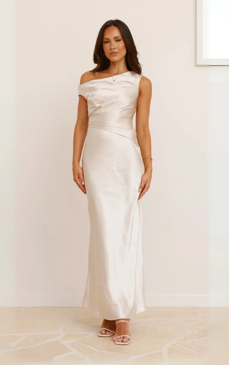 Auria Maxi Dress - Champagne