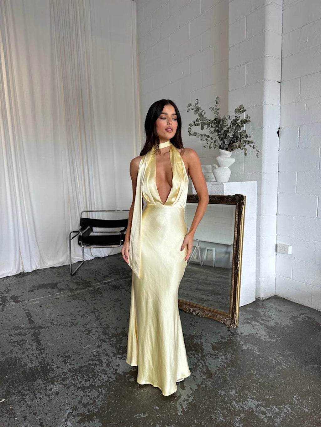 Malibu Maxi Dress - Lemon