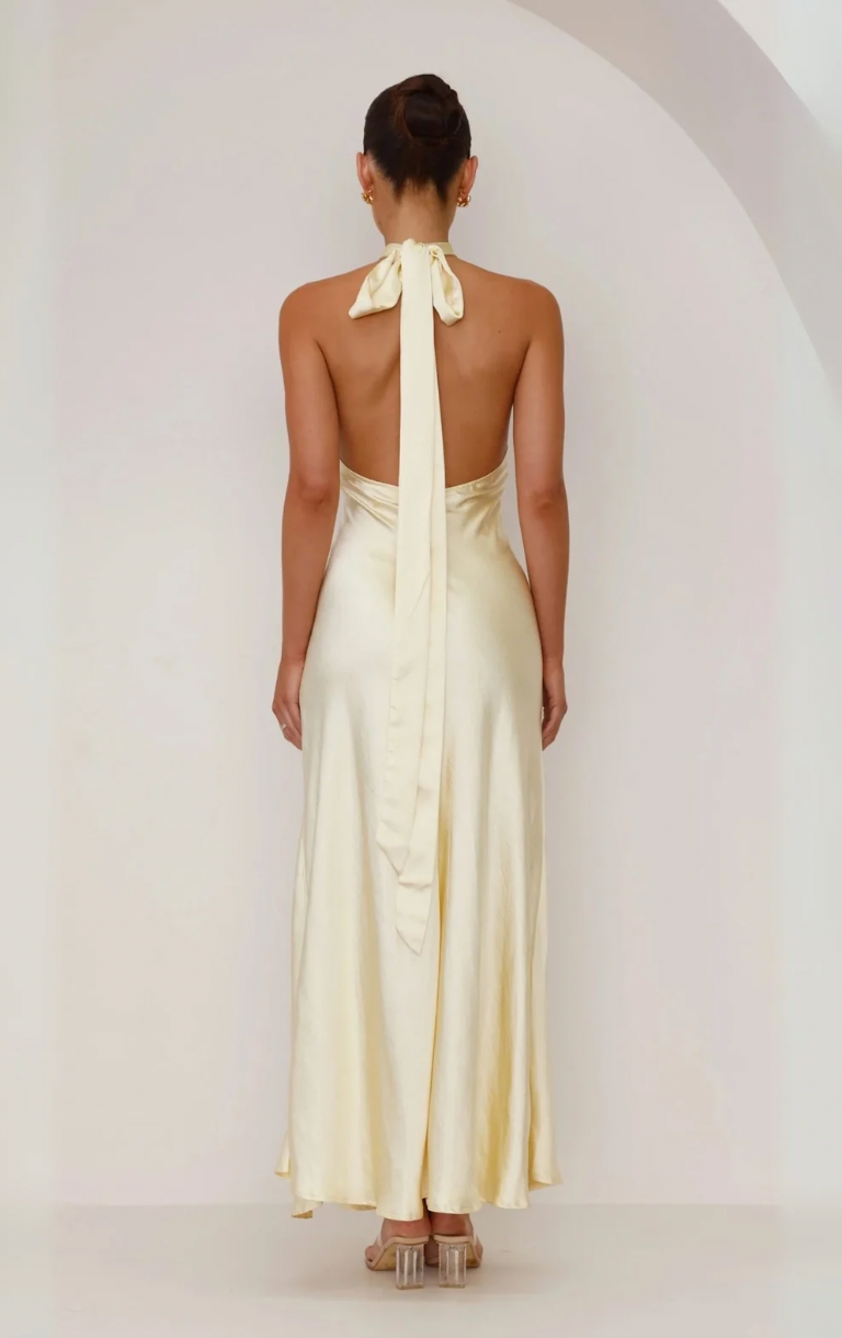 Amalia Maxi Dress - Yellow