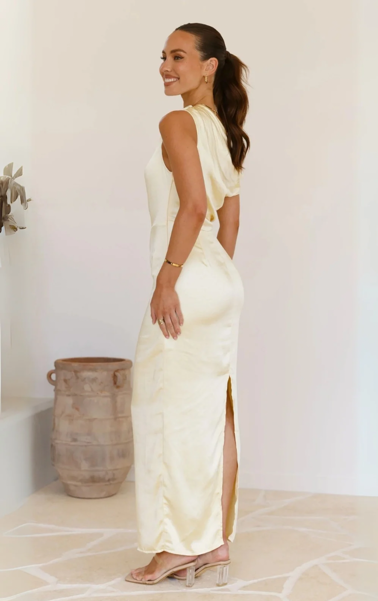 Harlowe Maxi Dress - Yellow