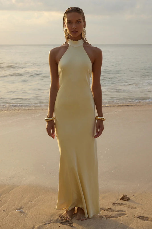 Brigitte Maxi Dress - Yellow