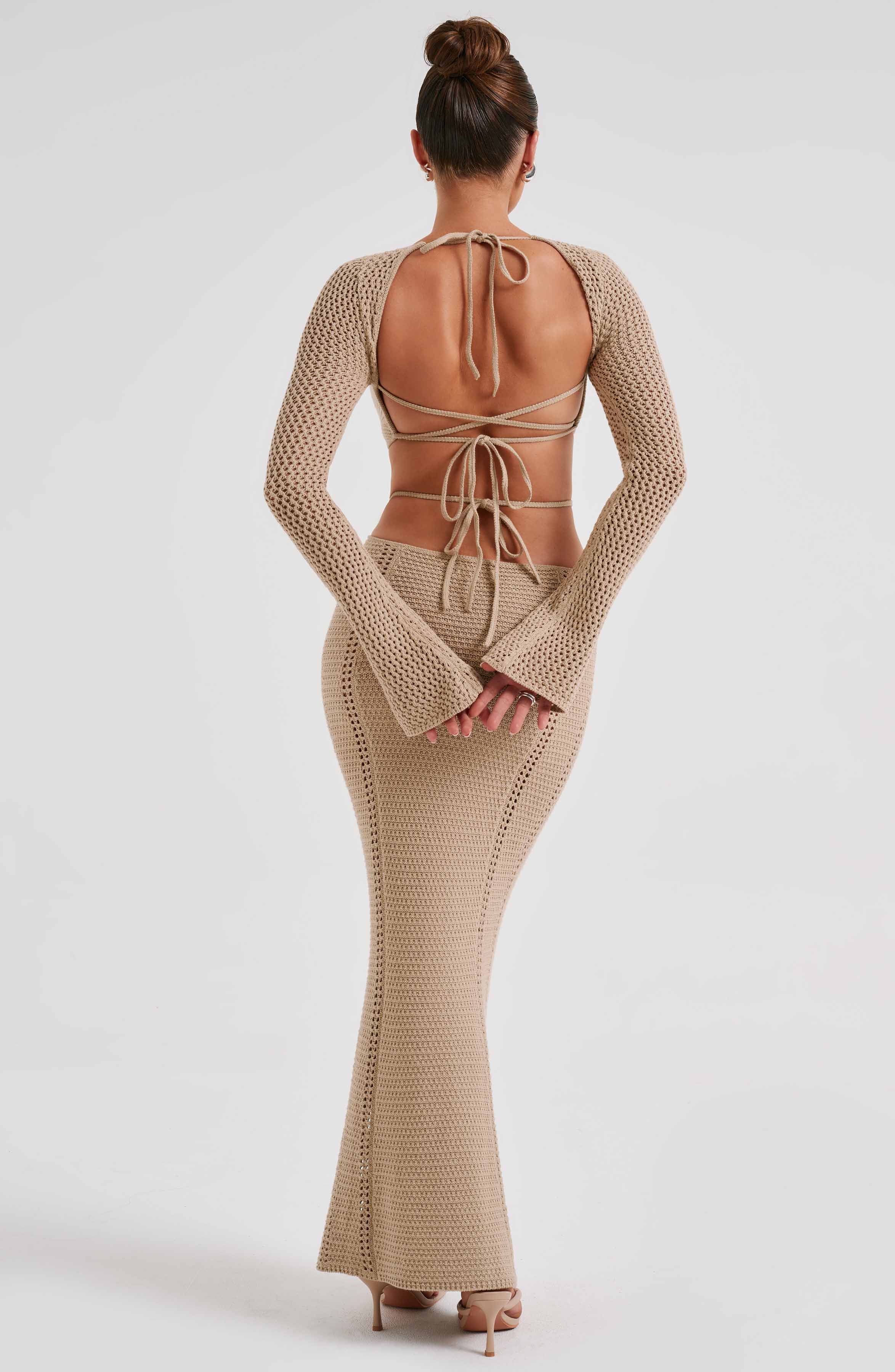 Moana Dress (Beige)
