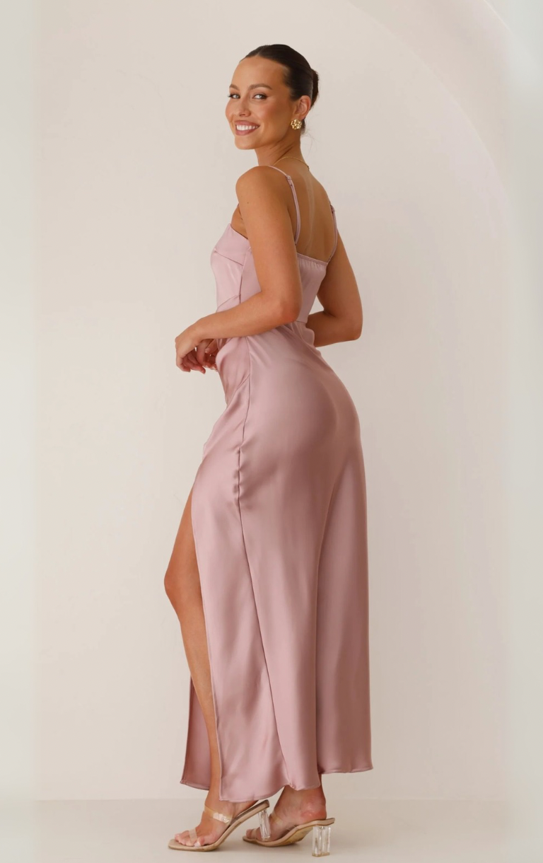 Ilana Maxi Dress - Dusty Pink