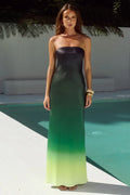 Celeste Maxi Dress - Pine Ombre