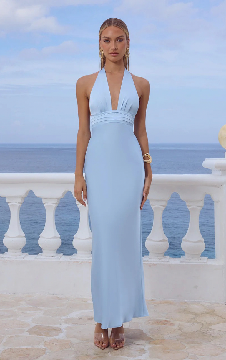 Sylvie Maxi Dress - Sky Blue