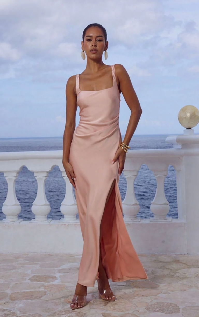 Esme Maxi Dress - Peach