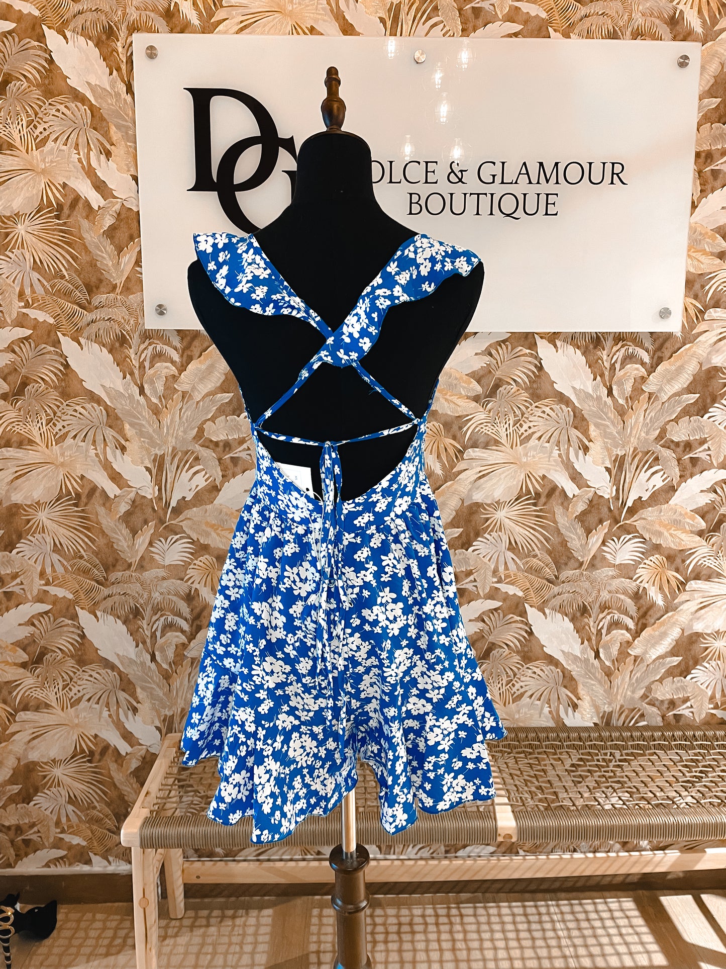 Blue Playsuit