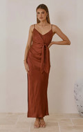 Yasmeen Maxi Dress - Rust