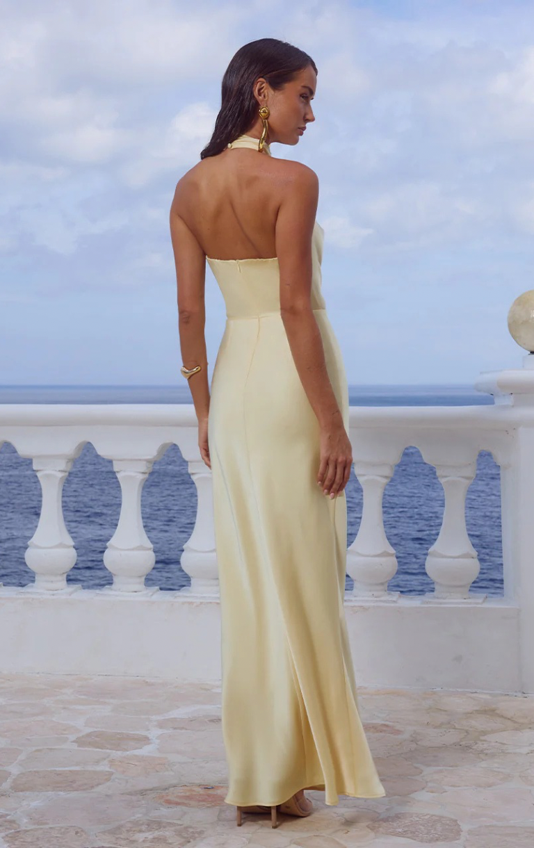 yellow bridesmaid dresses south africa African Girl Yellow Wedding Guest Dress Mismatched Bridesmaid Dresses