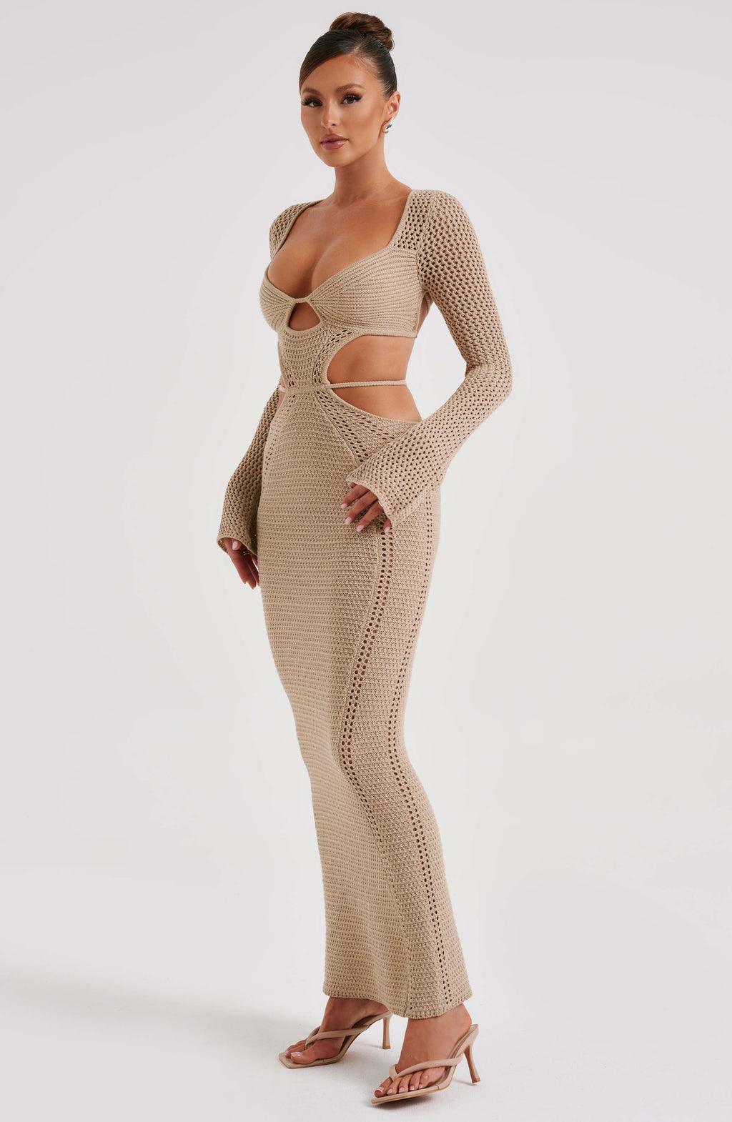 Moana Dress (Beige)