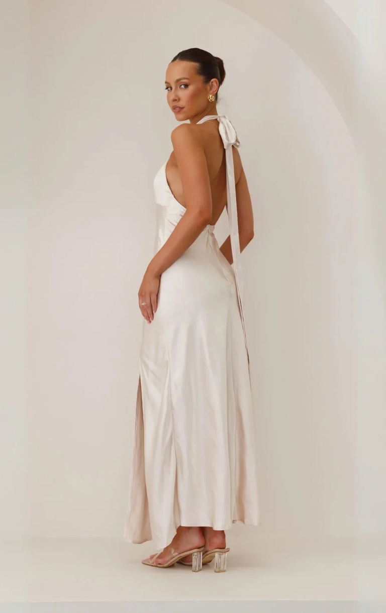 Amalia Maxi Dress - Champagne