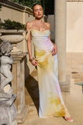 Lavoni Cross Back Maxi Dress - Saphie Blue