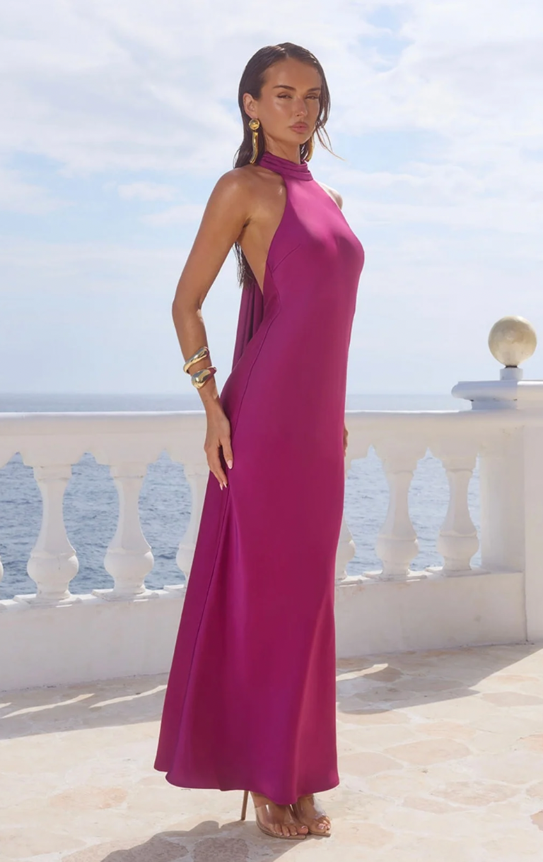 Arabelle Maxi Dress - Plum
