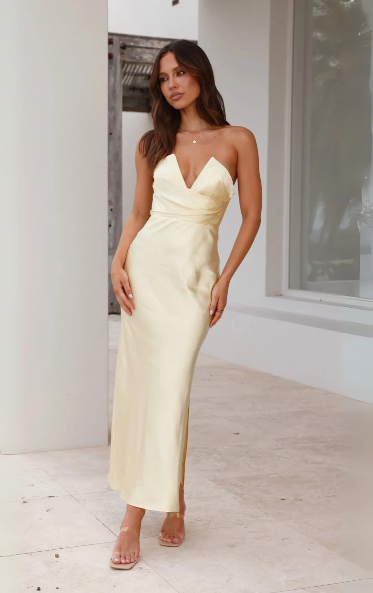 Valerie Maxi Dress - Yellow