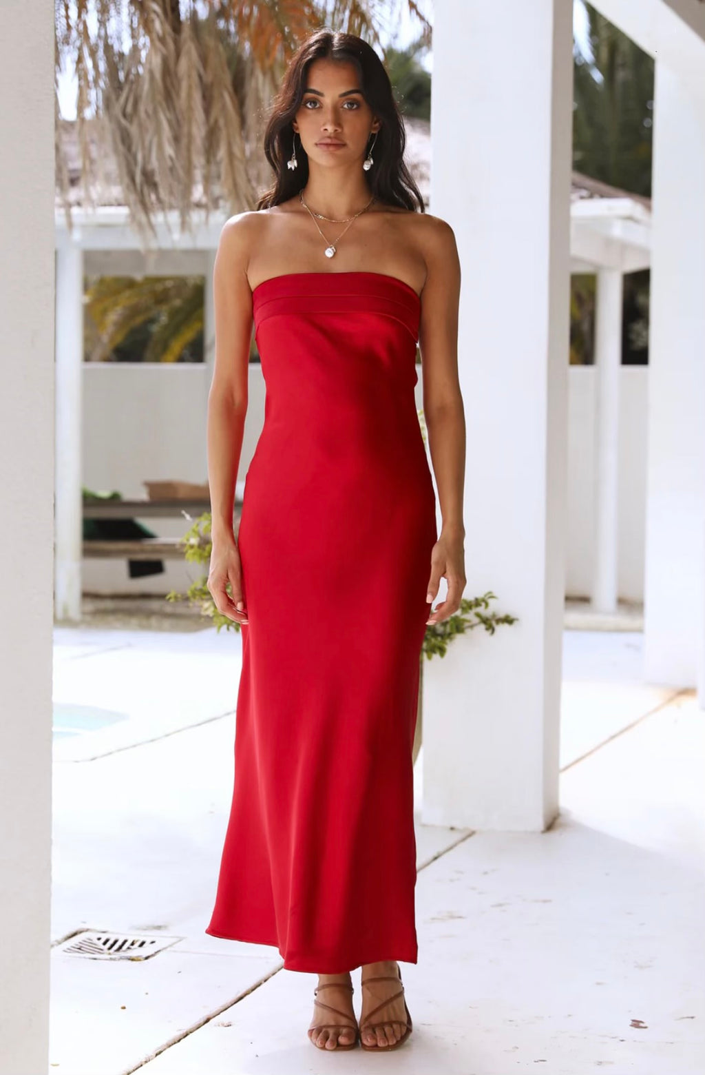 Hailey Dress - Red