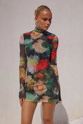 Jordi Mini Dress - Asha Print