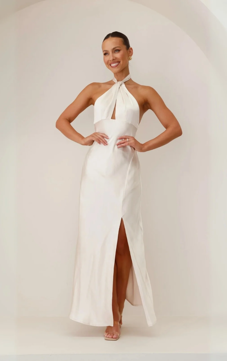 Amalia Maxi Dress - Champagne