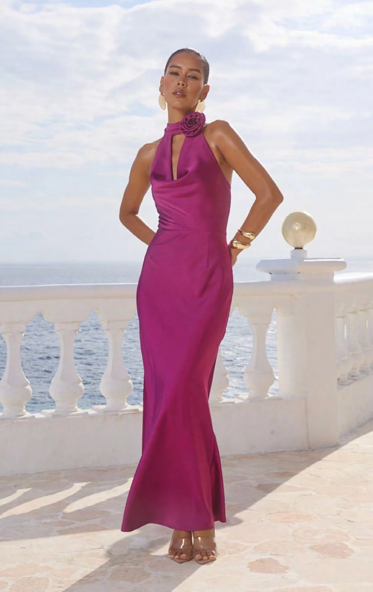 Estelle Maxi Dress - Plum