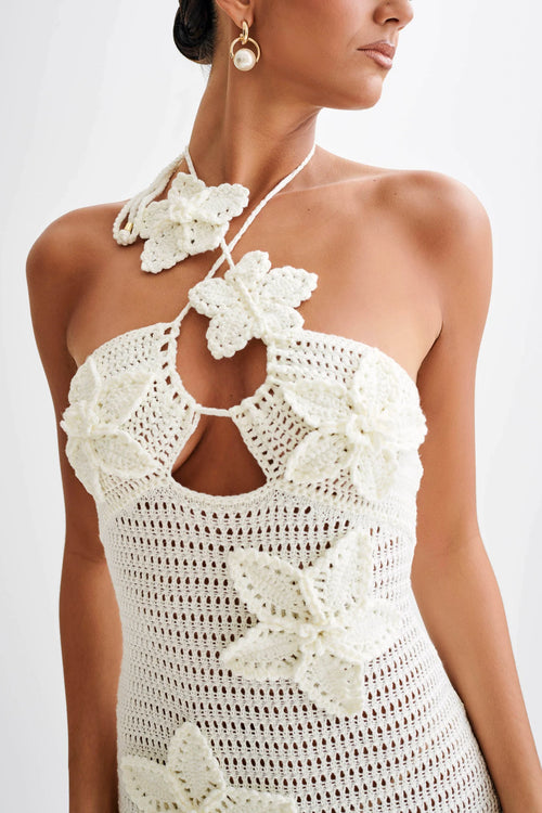 Blooming Knit Dress