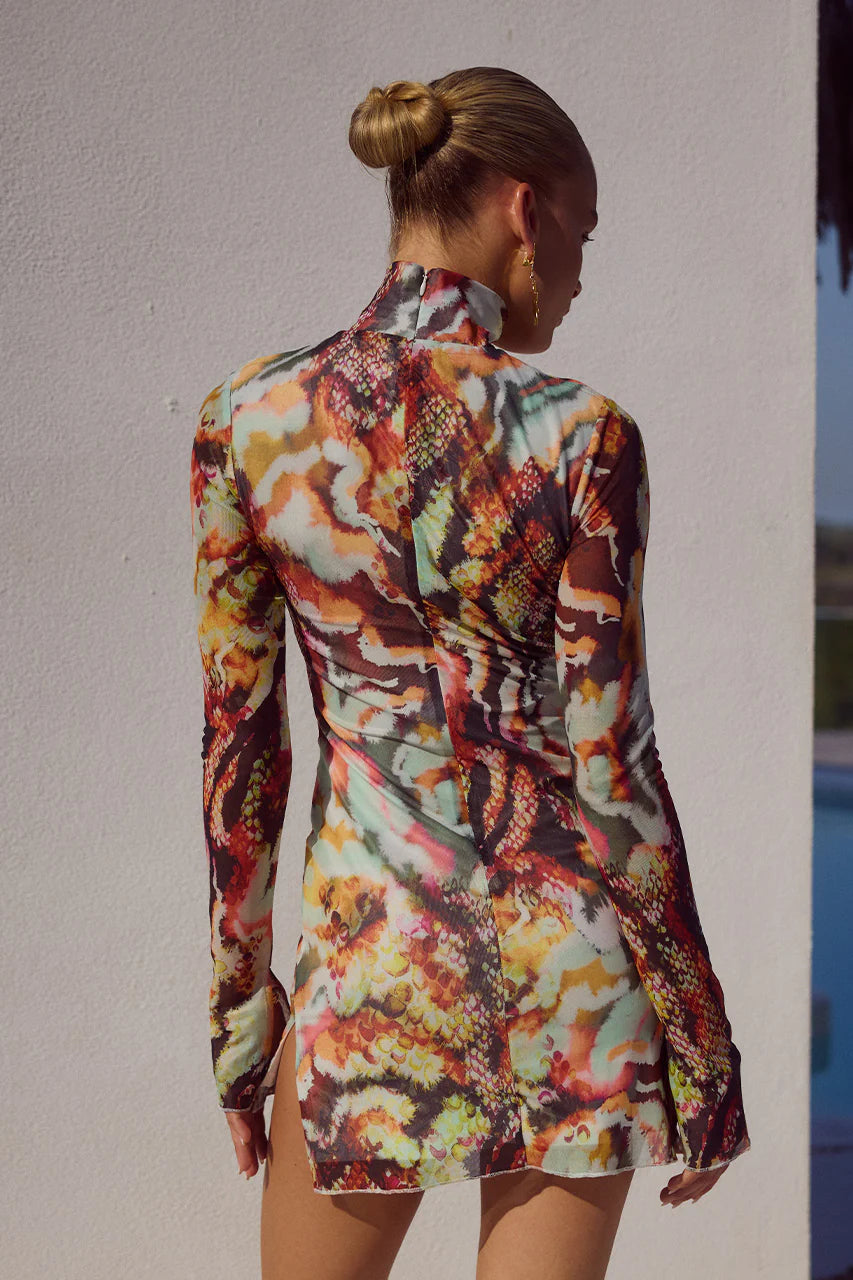 Jordi Mini Dress - Sonara Print