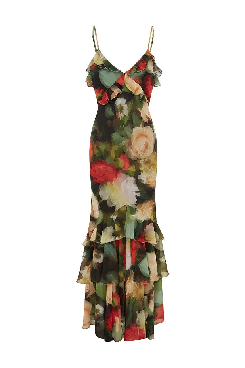 Namari Maxi Dress - Asha Print