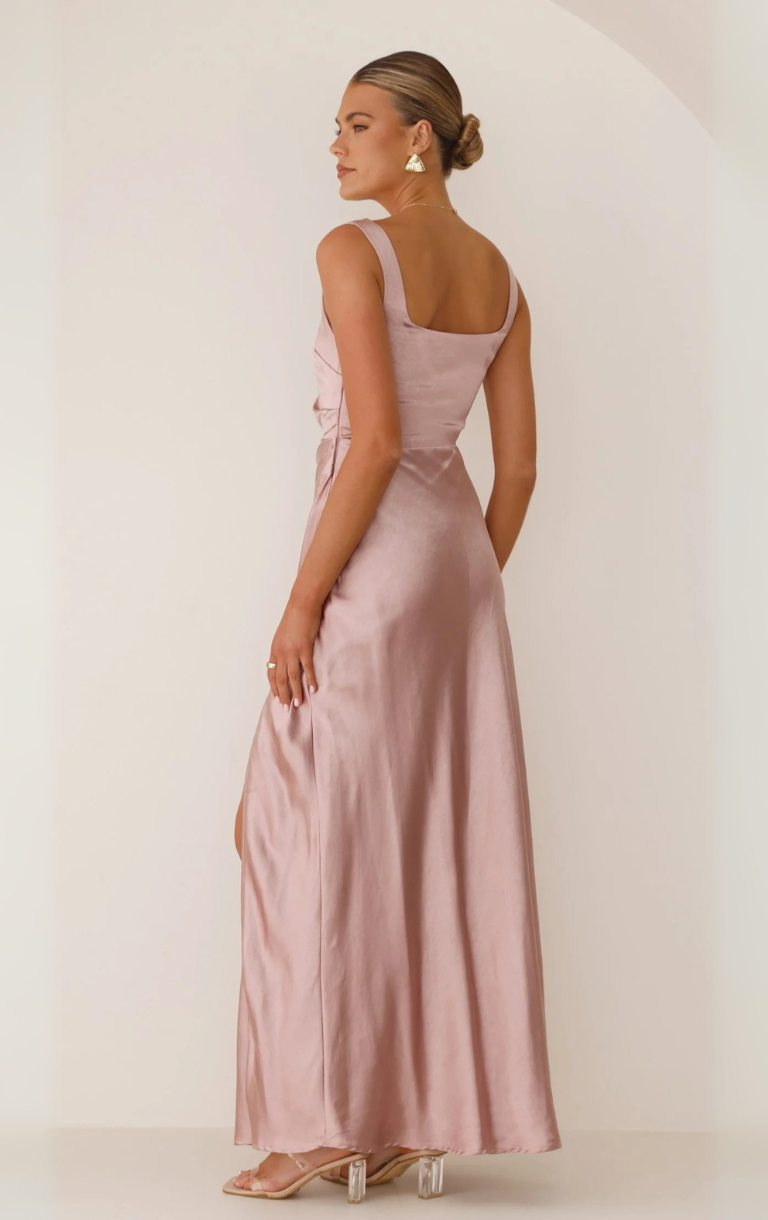 Alaria Maxi Dress - Dusty Pink