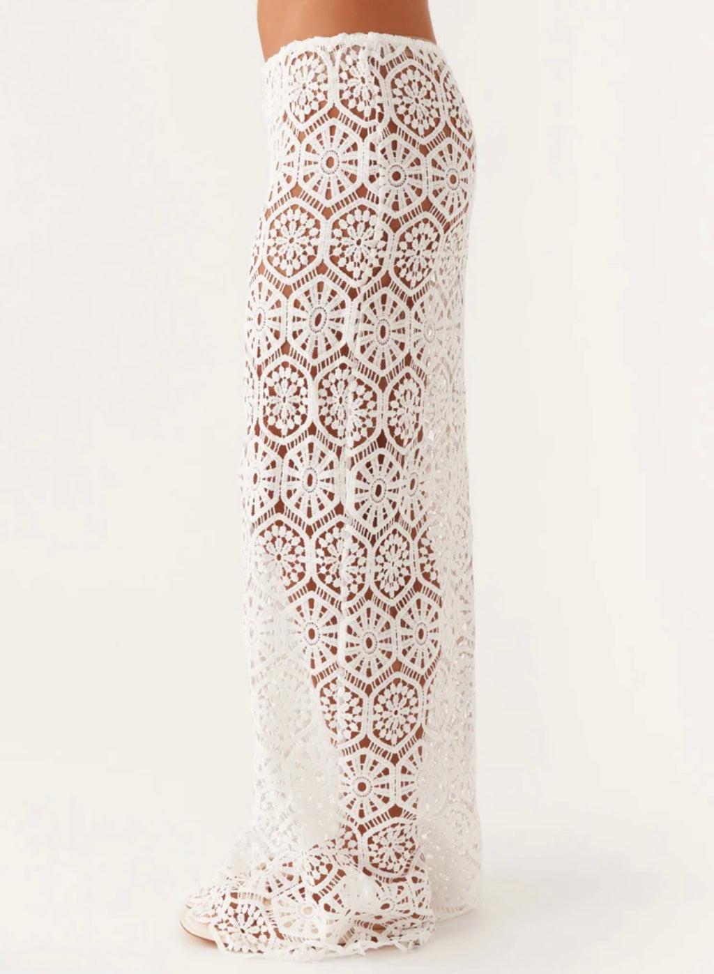 Jade Maxi Skirt - Apricot
