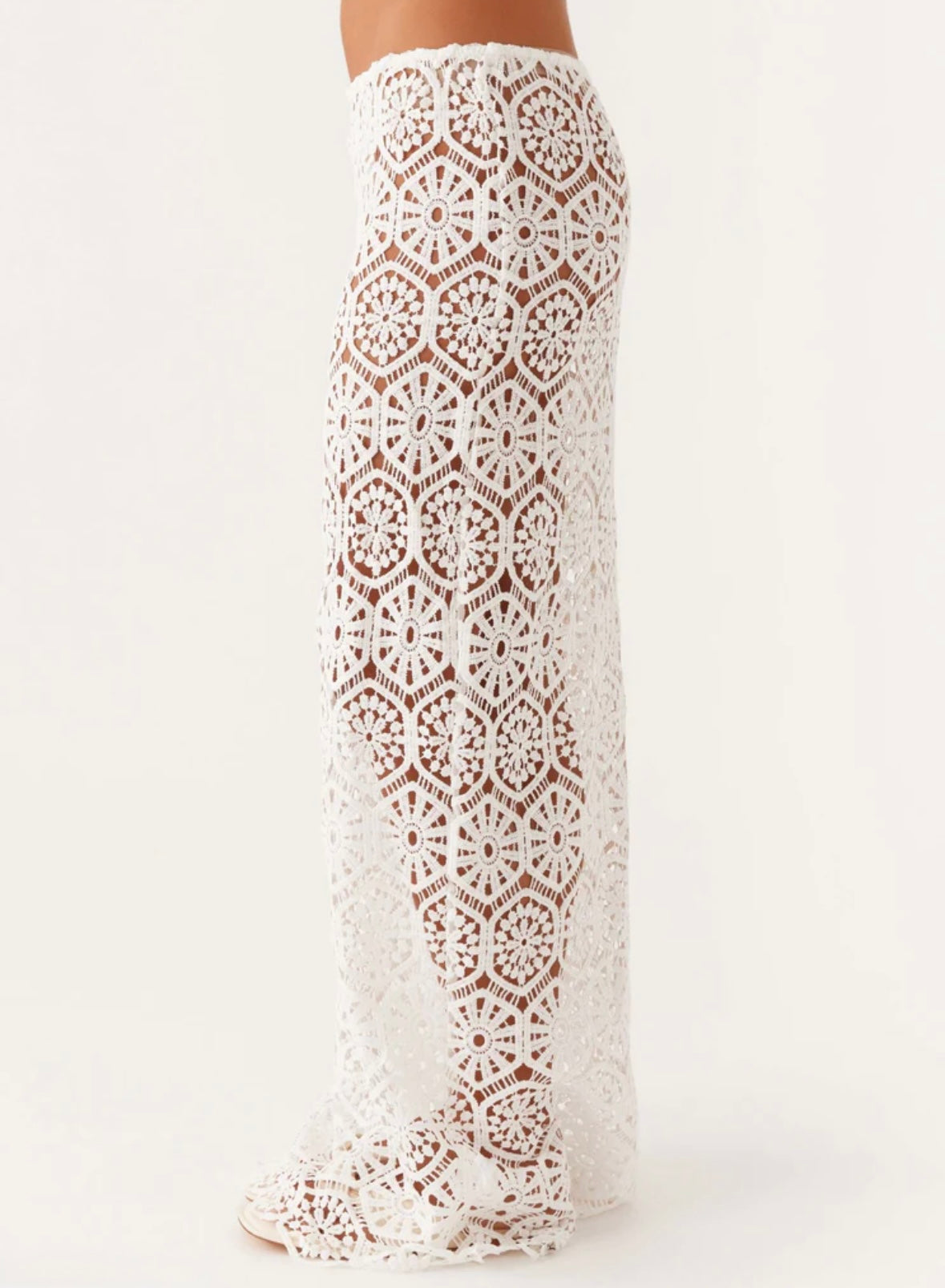Jade Maxi Skirt - Apricot