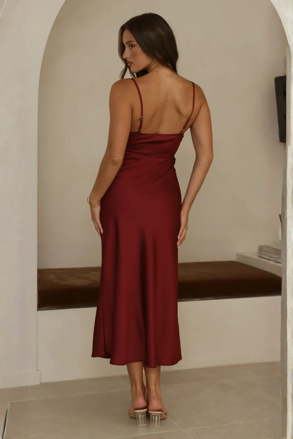Audrey Maxi Dress - Wine