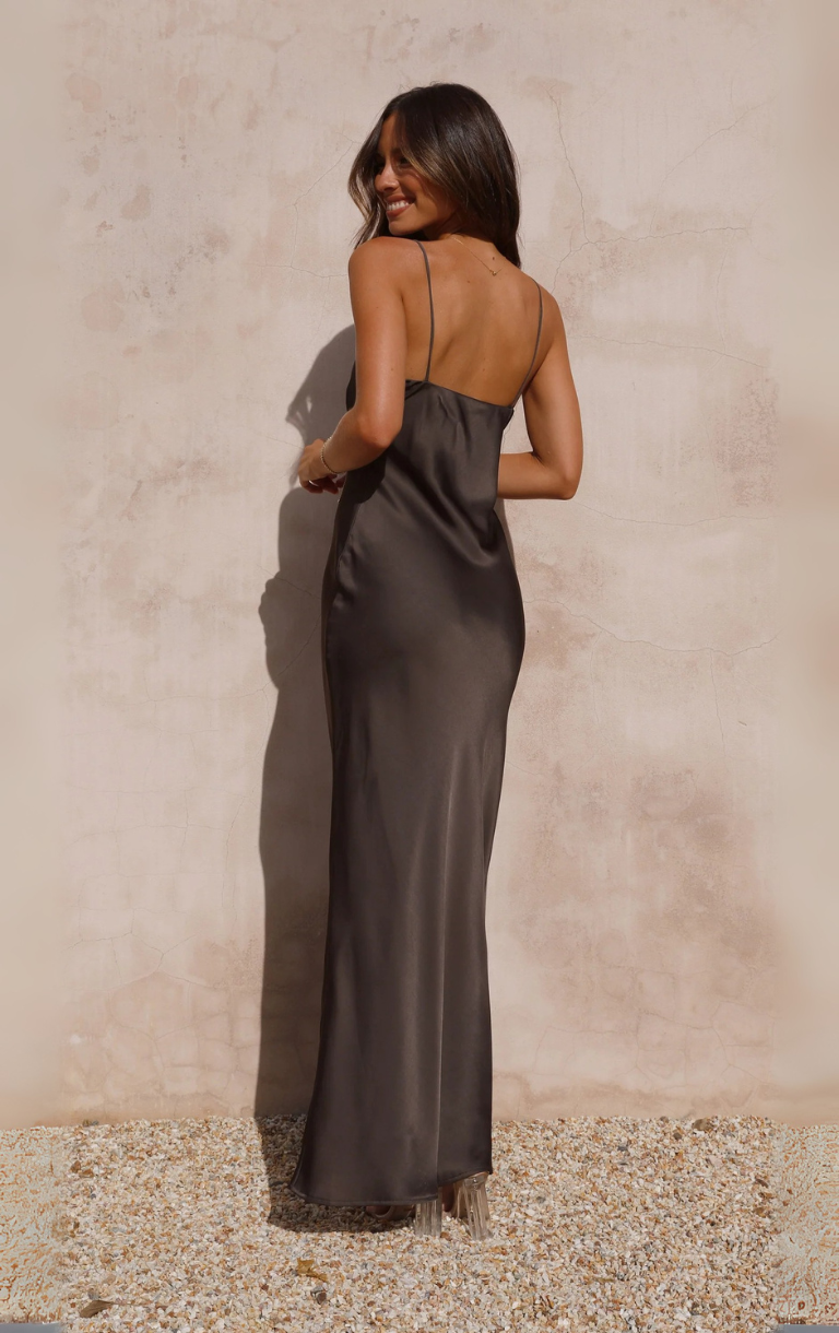 Ilana Maxi Dress - Espresso