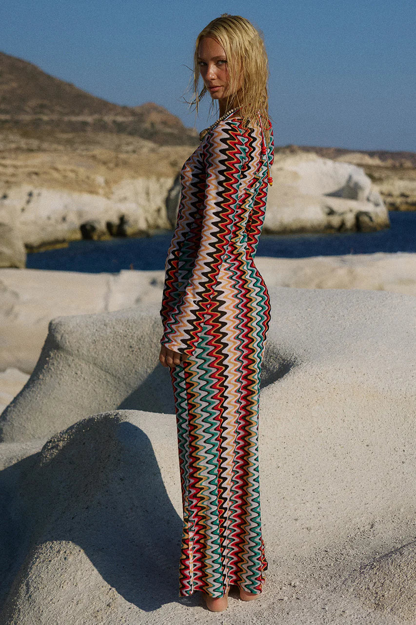 Emerie Maxi Dress - Xyla Wave
