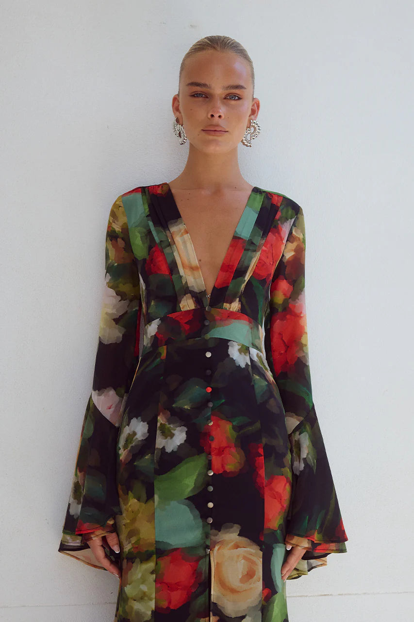 Sari Maxi Dress - Asha Print