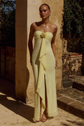Fiora Strapless Maxi Dress - Butter