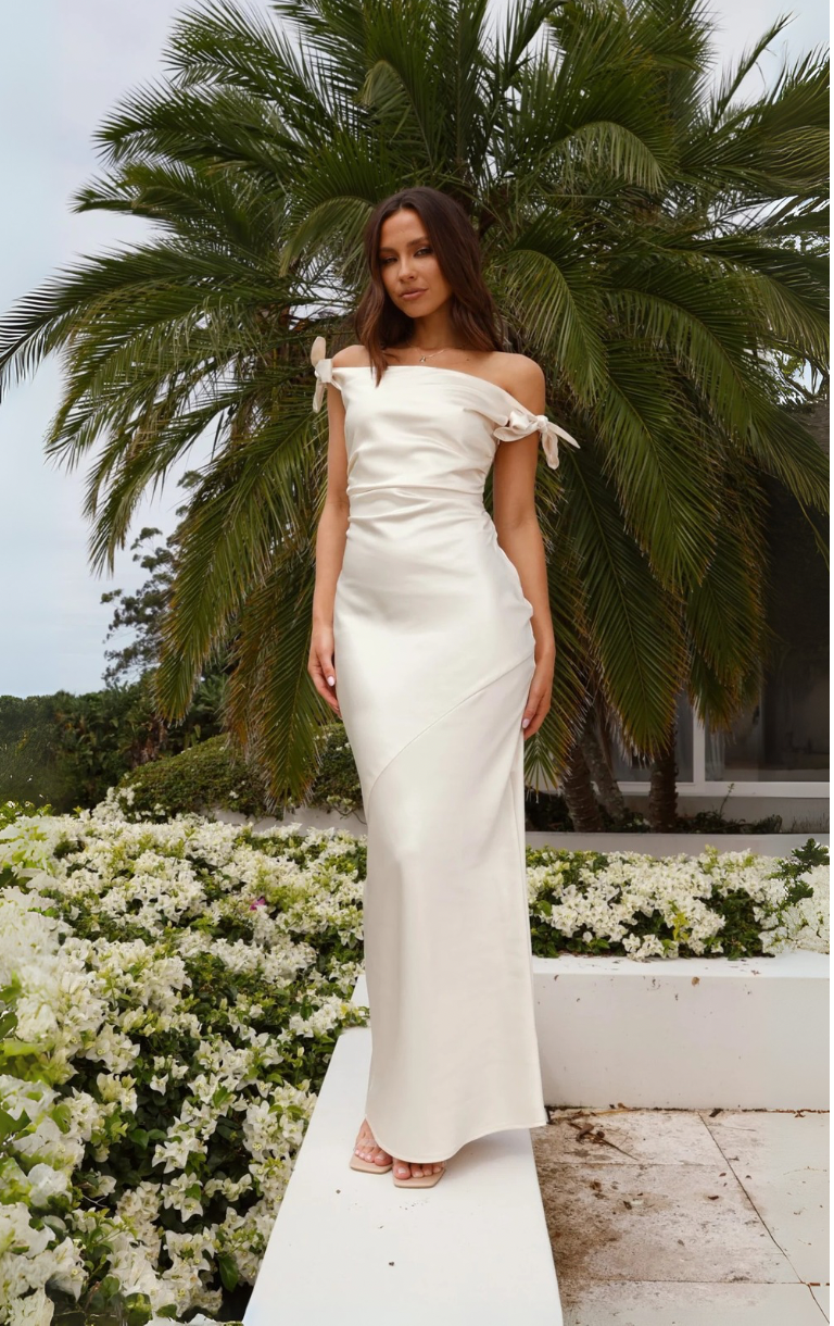 Frida Maxi Dress - Ivory