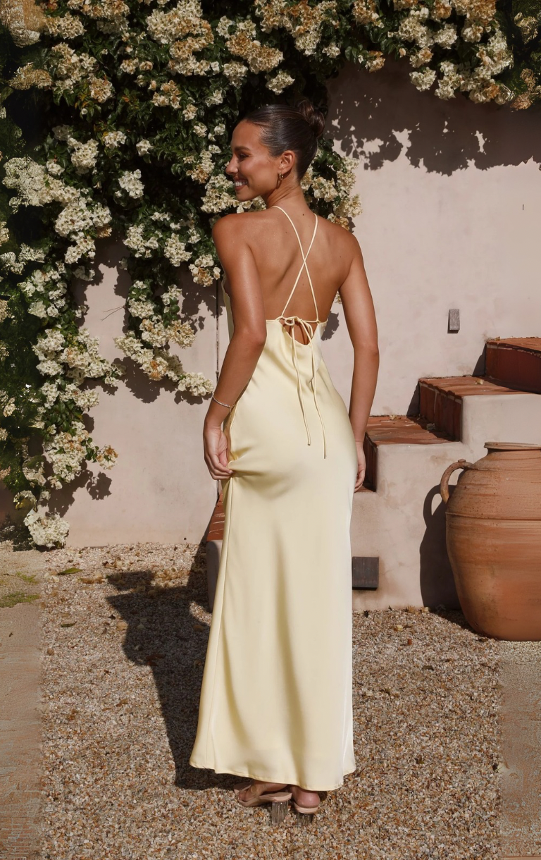 Chiara Maxi Dress - Yellow