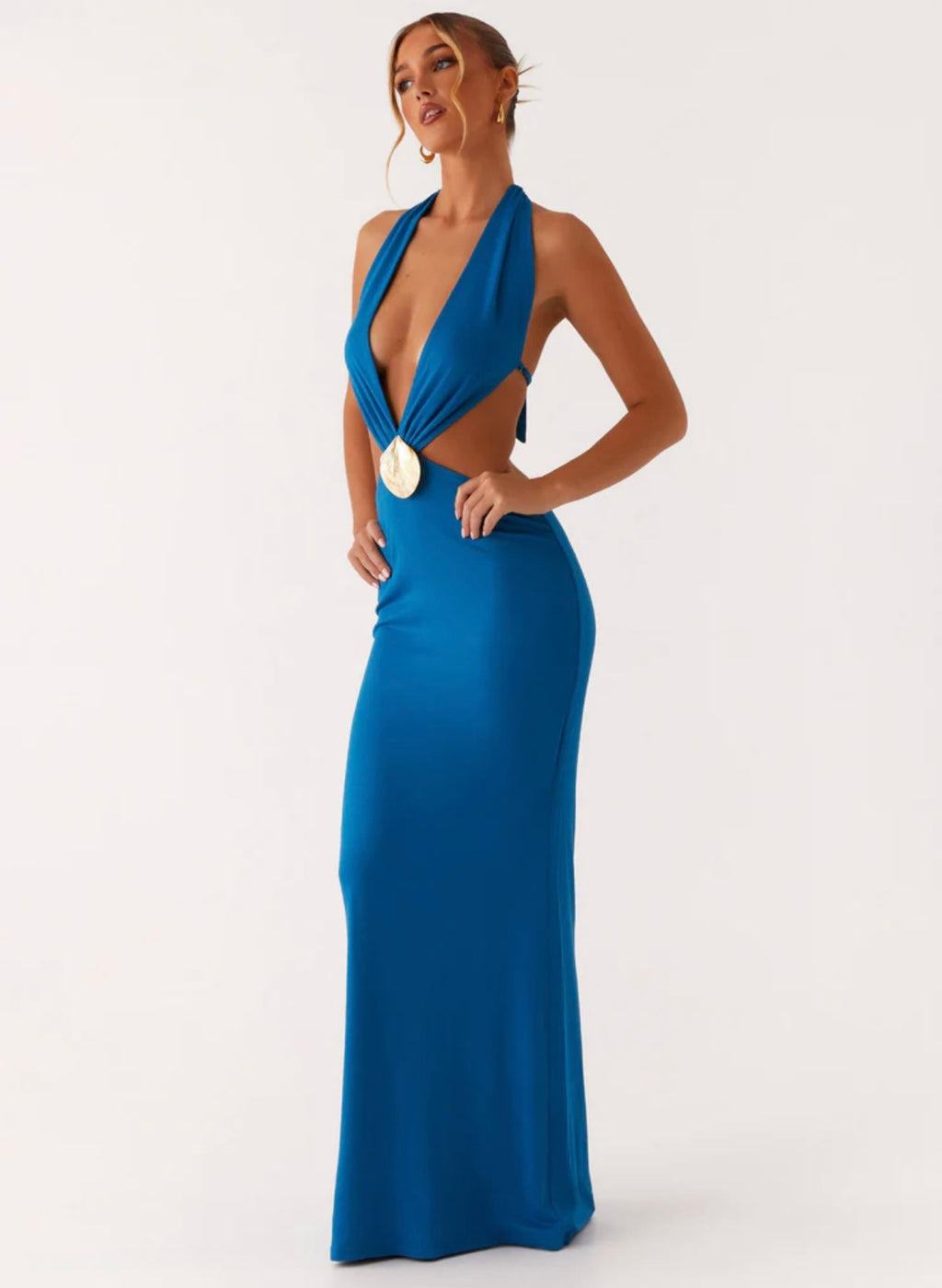Liv Maxi Dress - Blue Shell