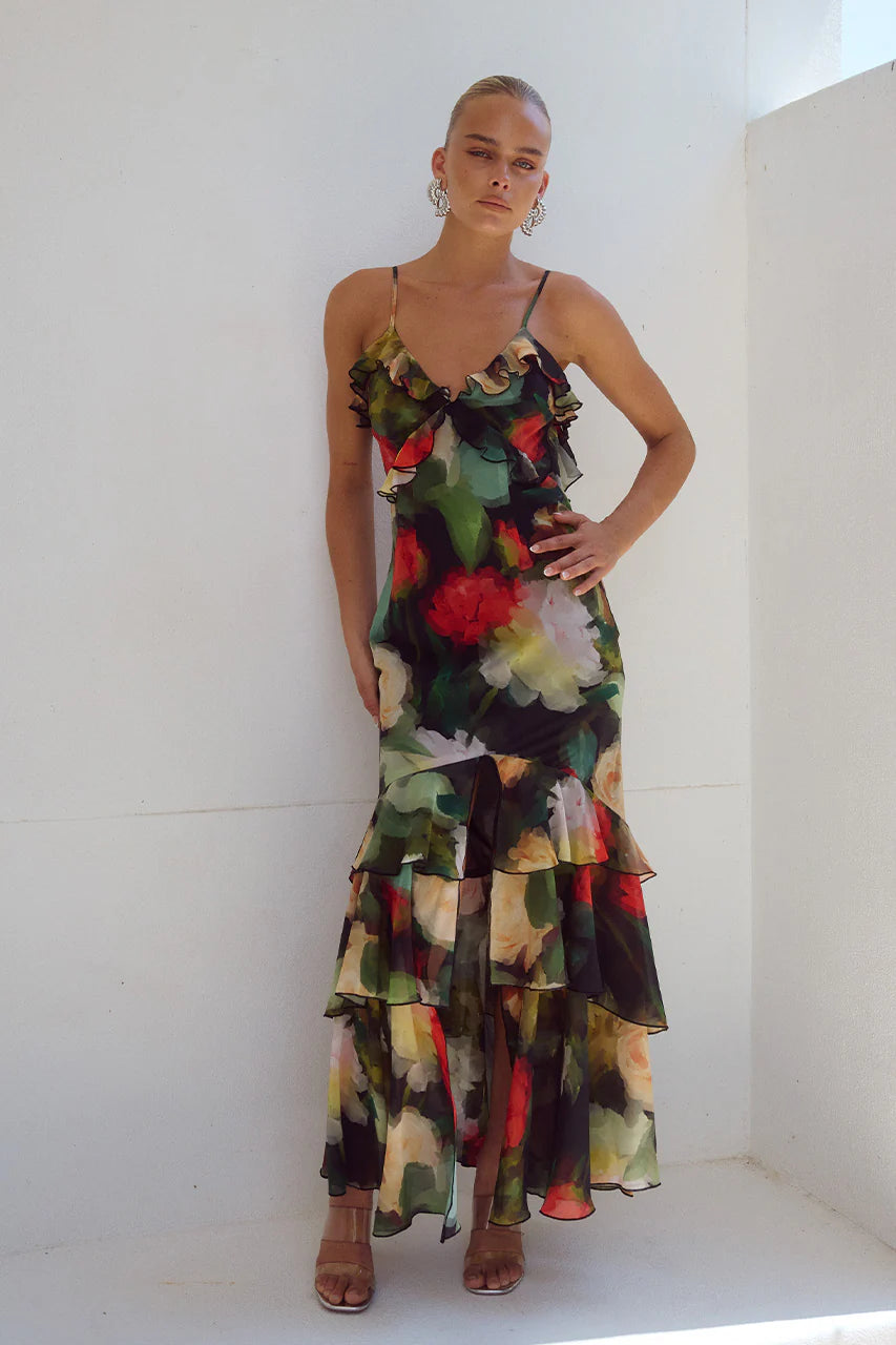 Namari Maxi Dress - Asha Print