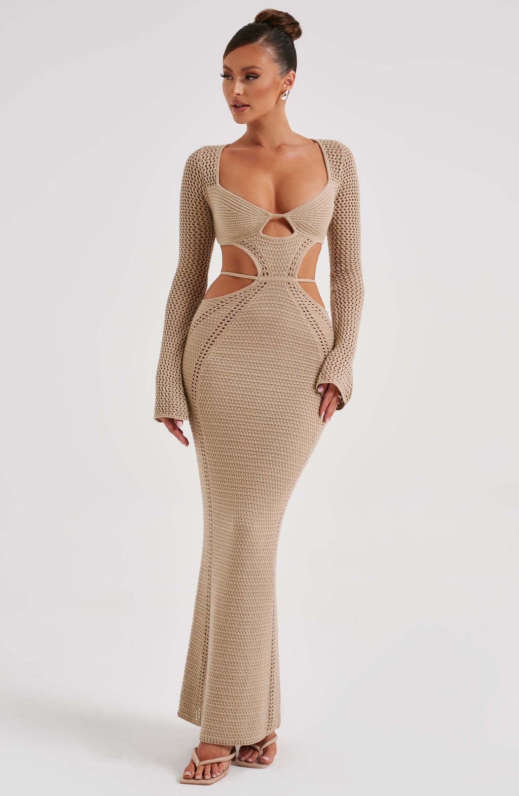 Moana Dress (Beige)