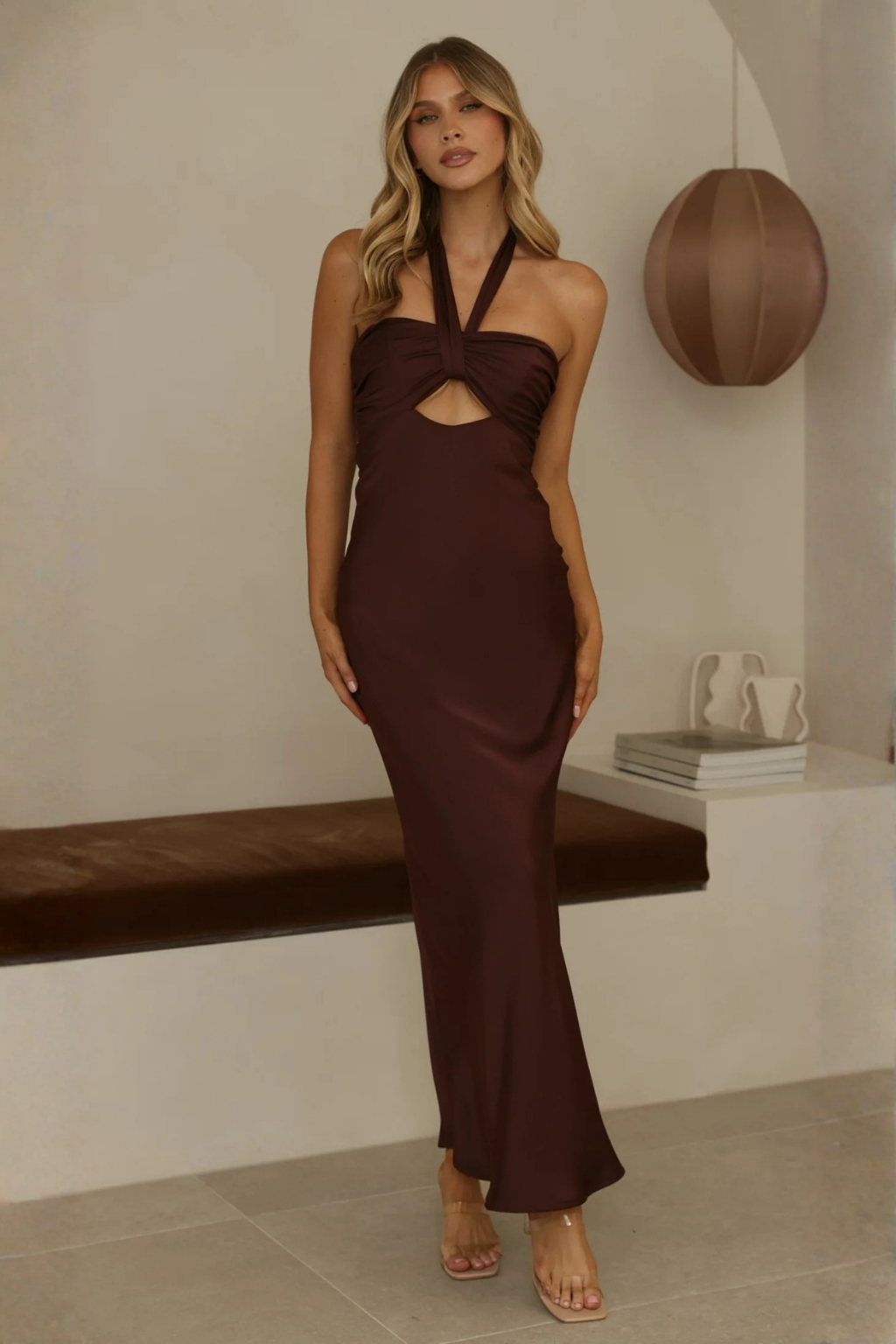 Grace Maxi Dress - Chocolate