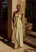 Fiora Strapless Maxi Dress - Butter