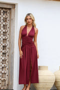 Cayla Maxi Dress - Maroon