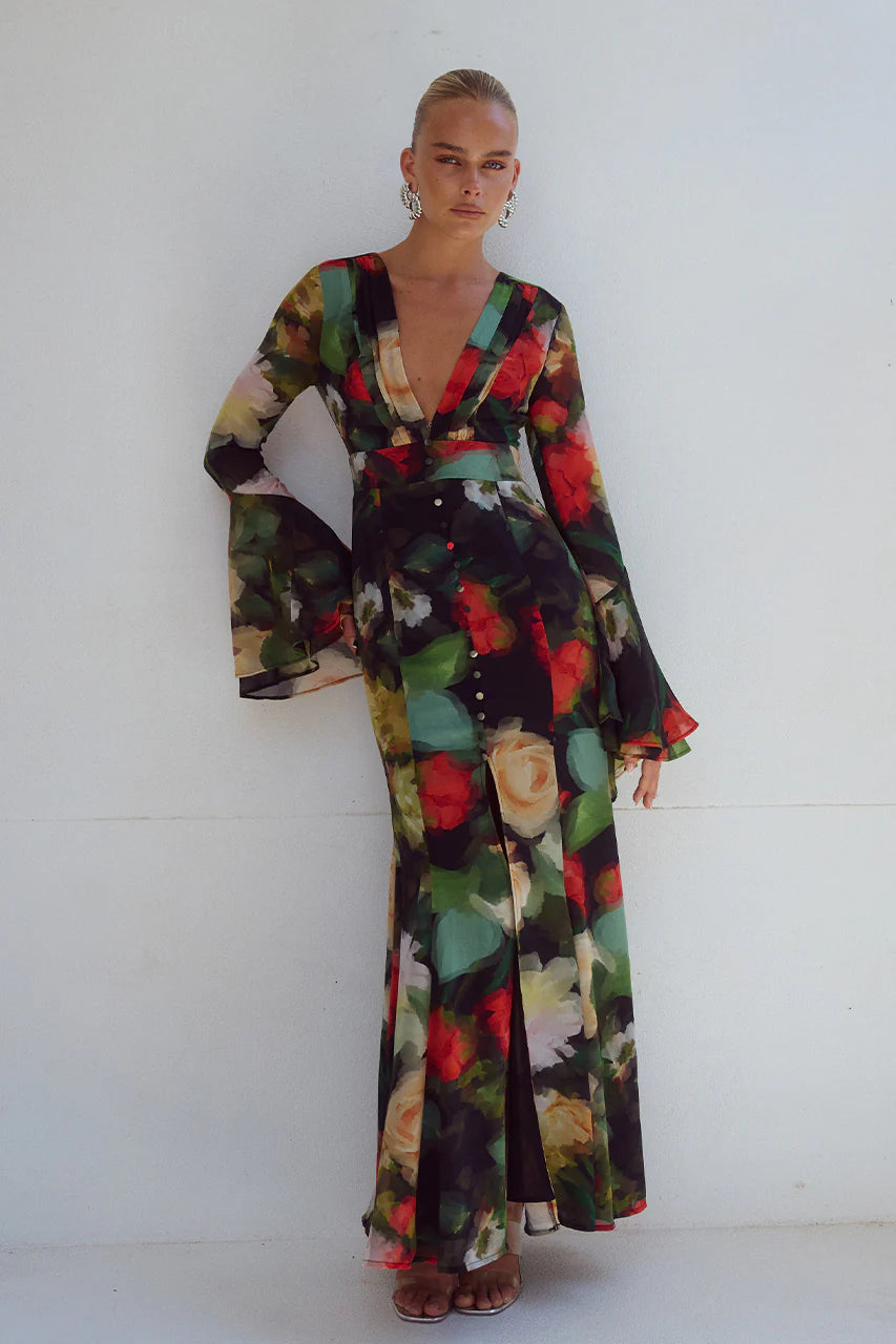 Sari Maxi Dress - Asha Print
