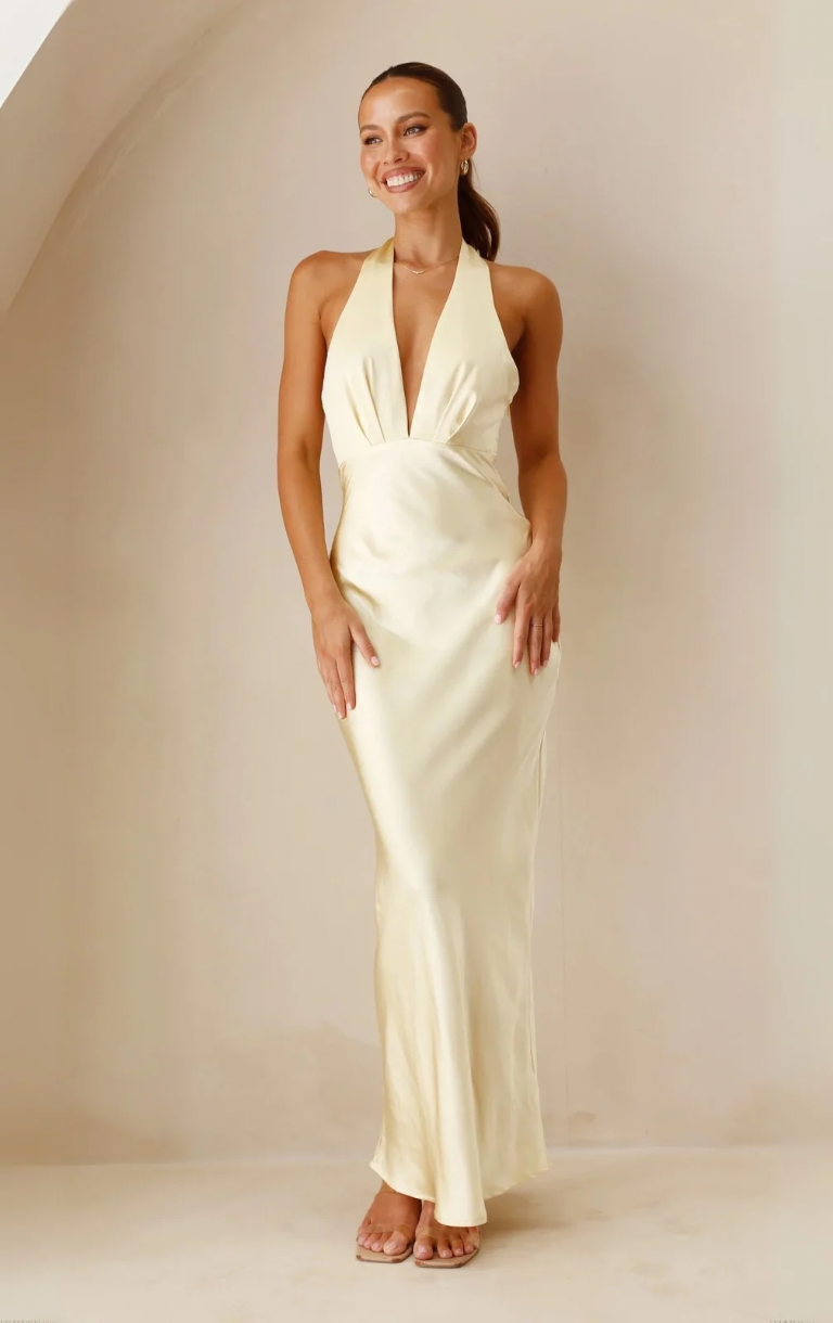 Chloe Maxi Dress - Yellow