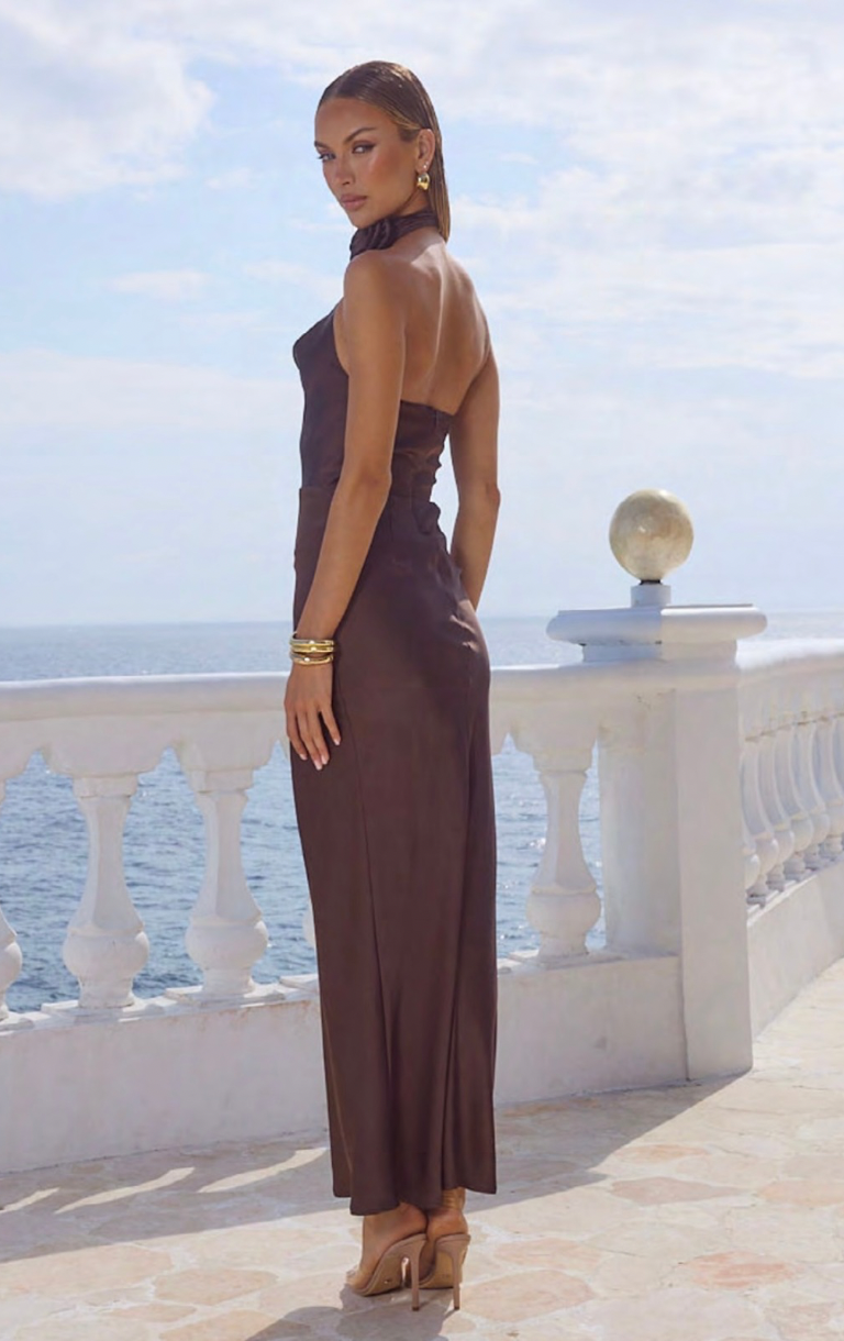 Estelle Maxi Dress - Bitter Chocolate