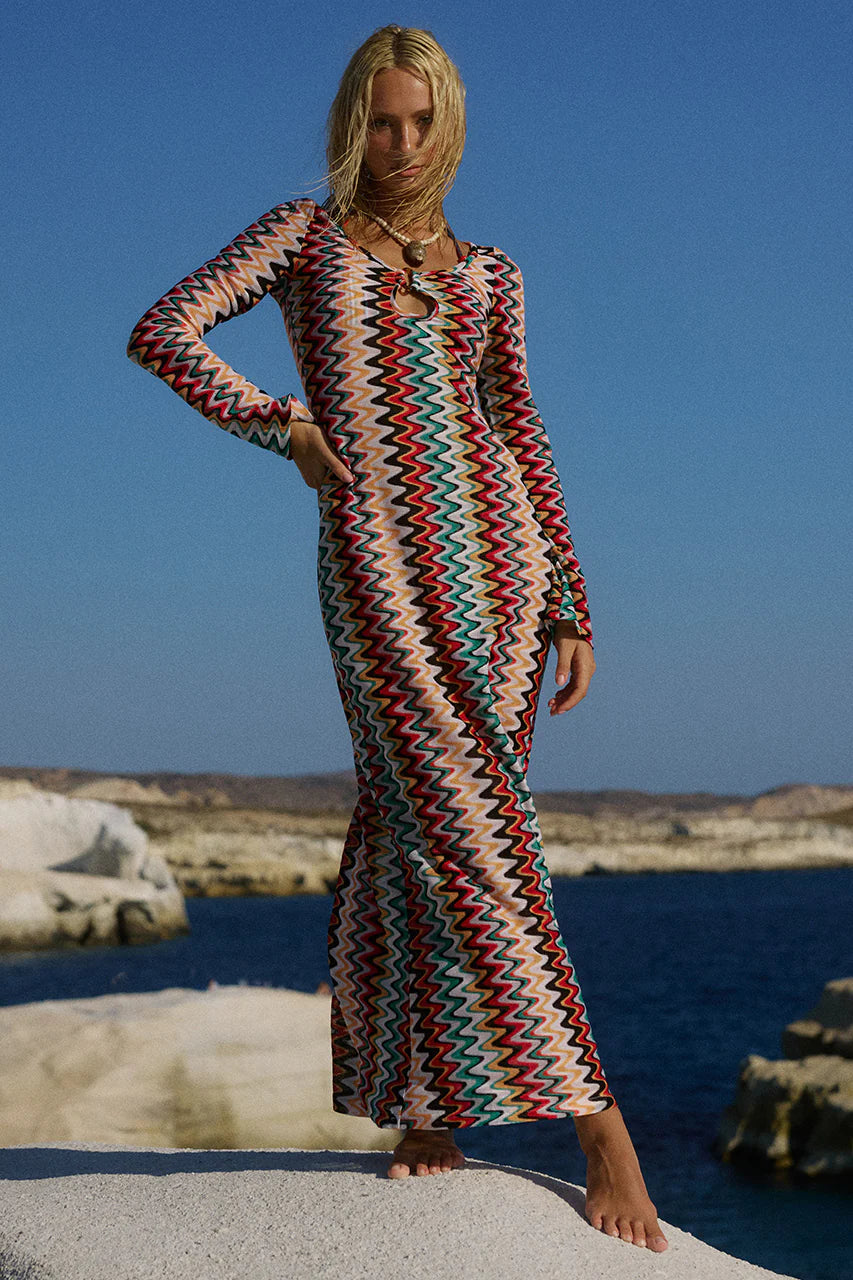 Emerie Maxi Dress - Xyla Wave