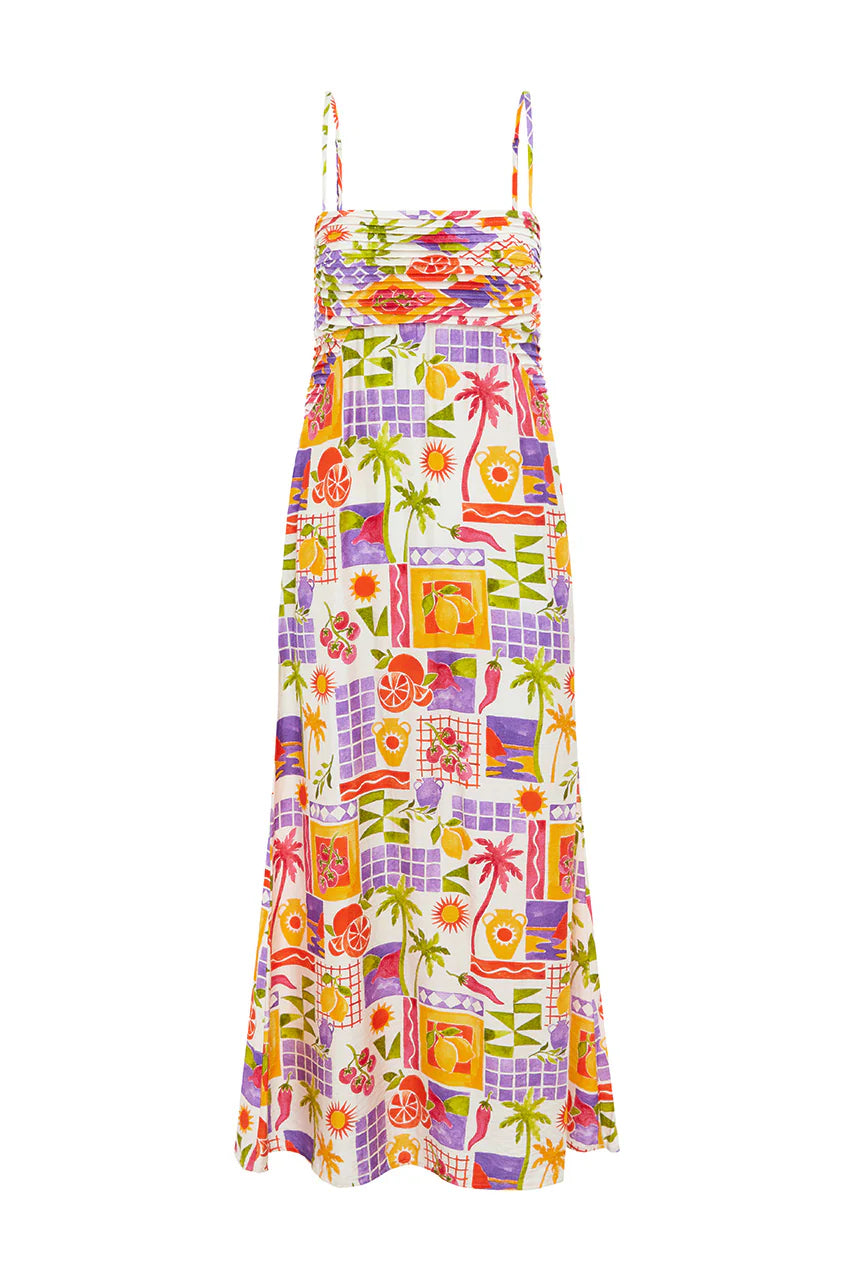 Tildah Midi Dress - Tildah Multi